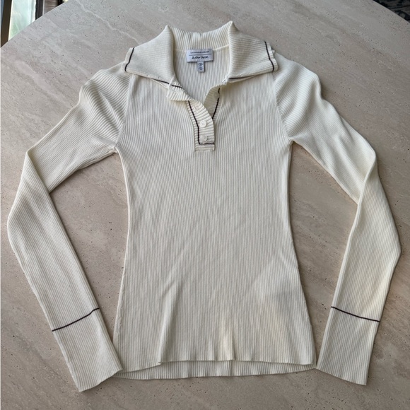 & Other Stories Cream Button Down Shirt - Picture 6 of 8